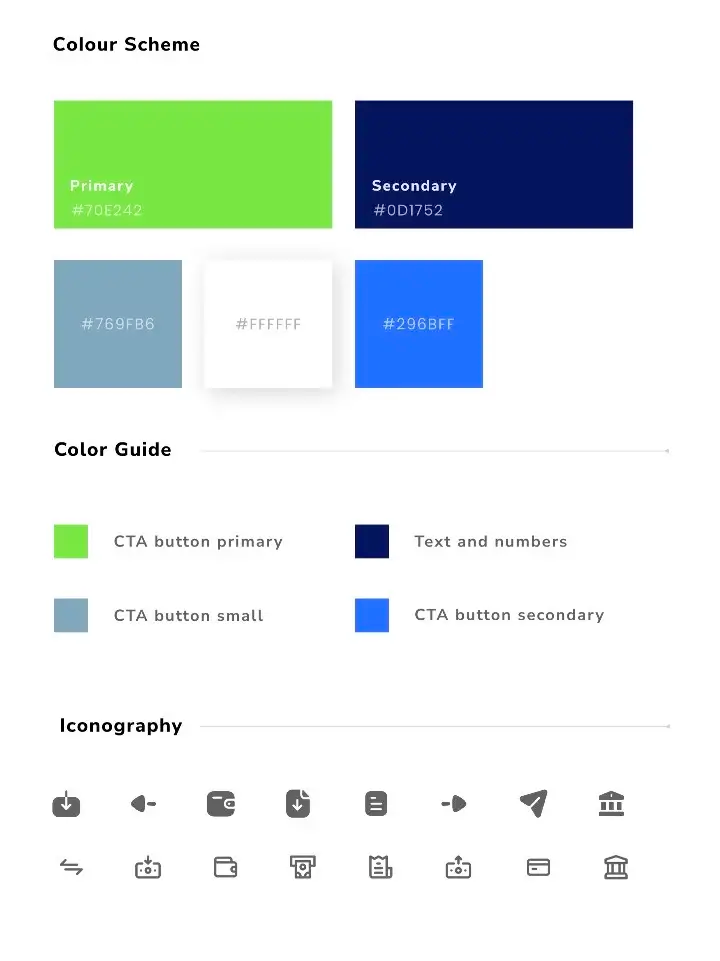 Design Guidelines — Colors and Icons